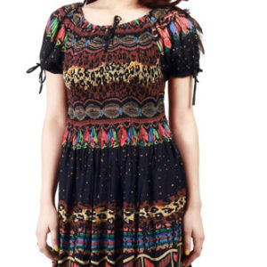 Blue Chiffon Dress